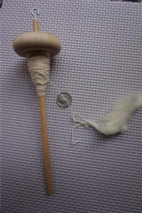 My spun cotton sample